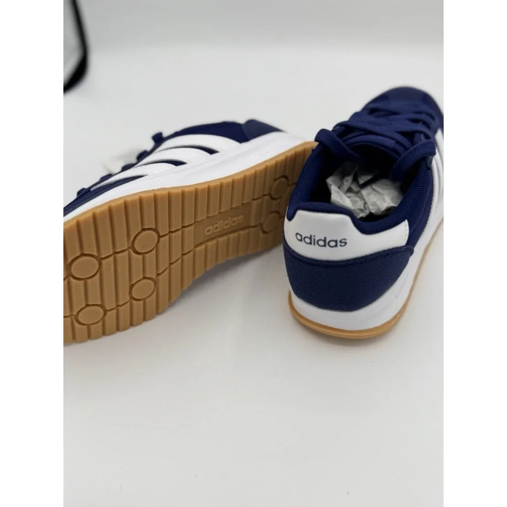 Adidas Run 70s 2.0 J Kids Navy White Sneaker Sz‎ 5 JI2267 NWB
